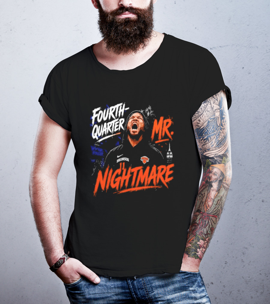 Fourth Quarter Mr. Nightmare New York Knicks T-Shirt