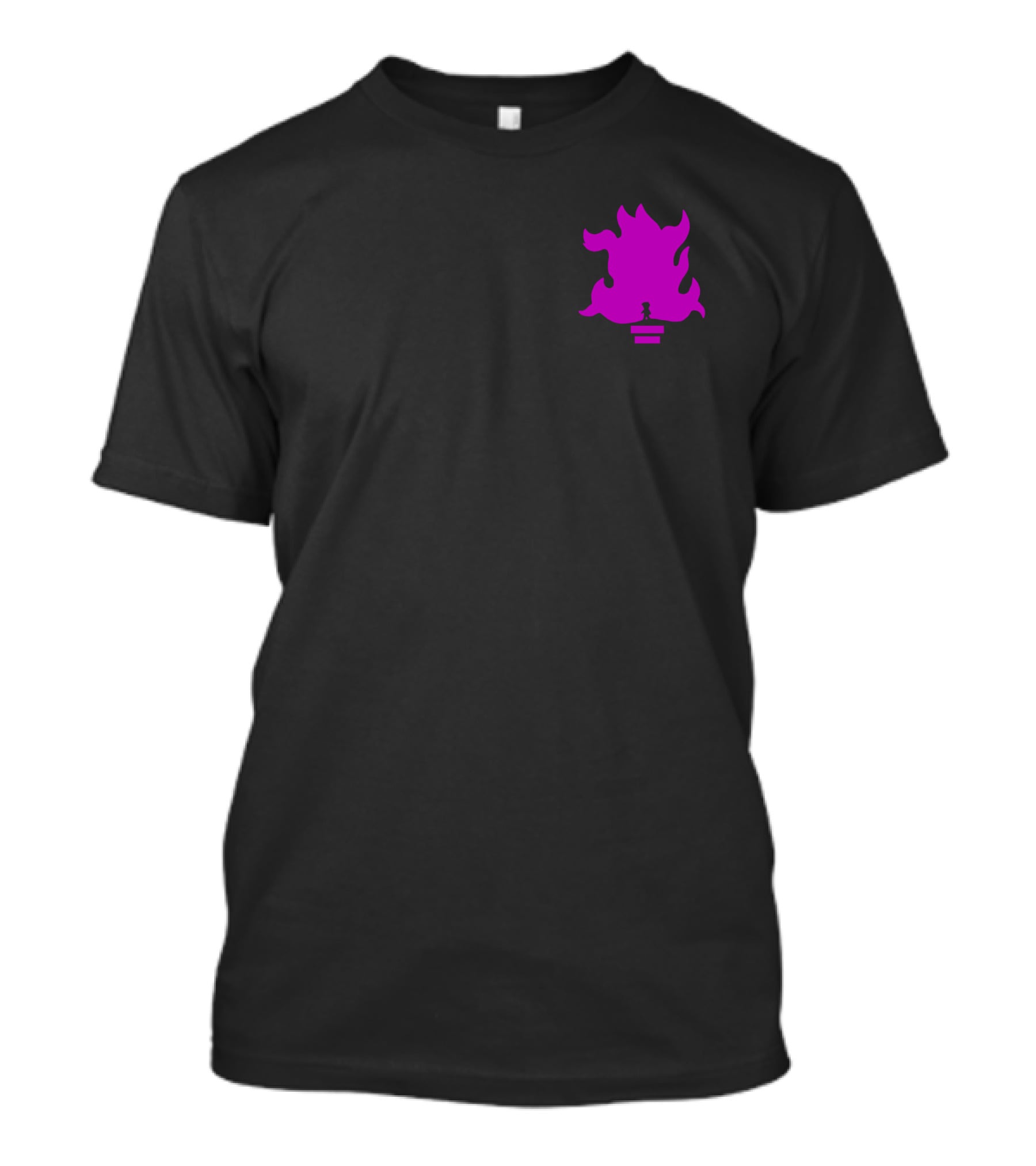 Lil Grian Purple Torch Flame Pixel T-Shirt