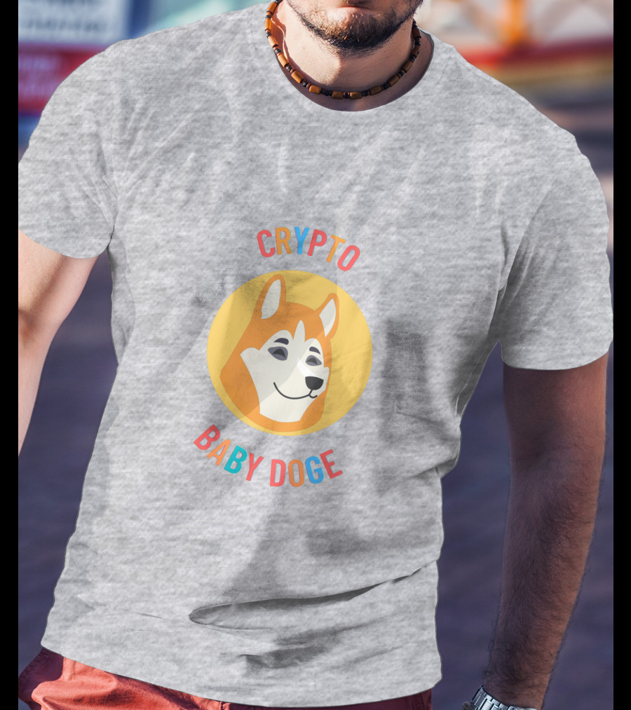 Crypto Baby Doge Iconic Circle T-Shirt