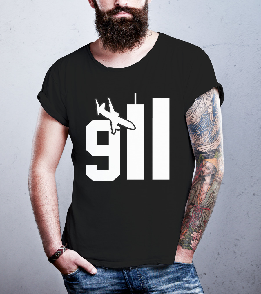 Patriotic 911 Patriot Day Memorial Twin Towers T-Shirt