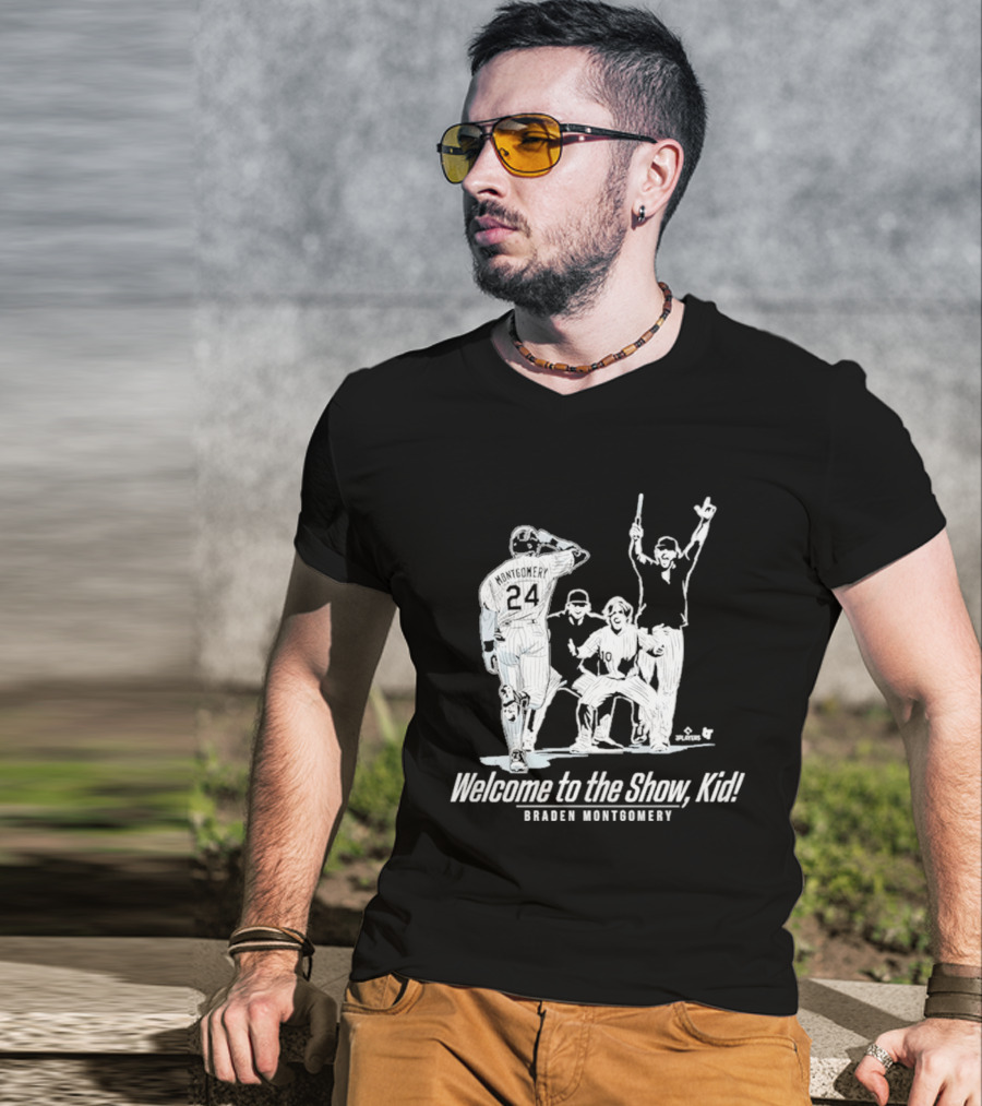 Braden Montgomery Welcome To The Show Kid Baseball 24 T-Shirt