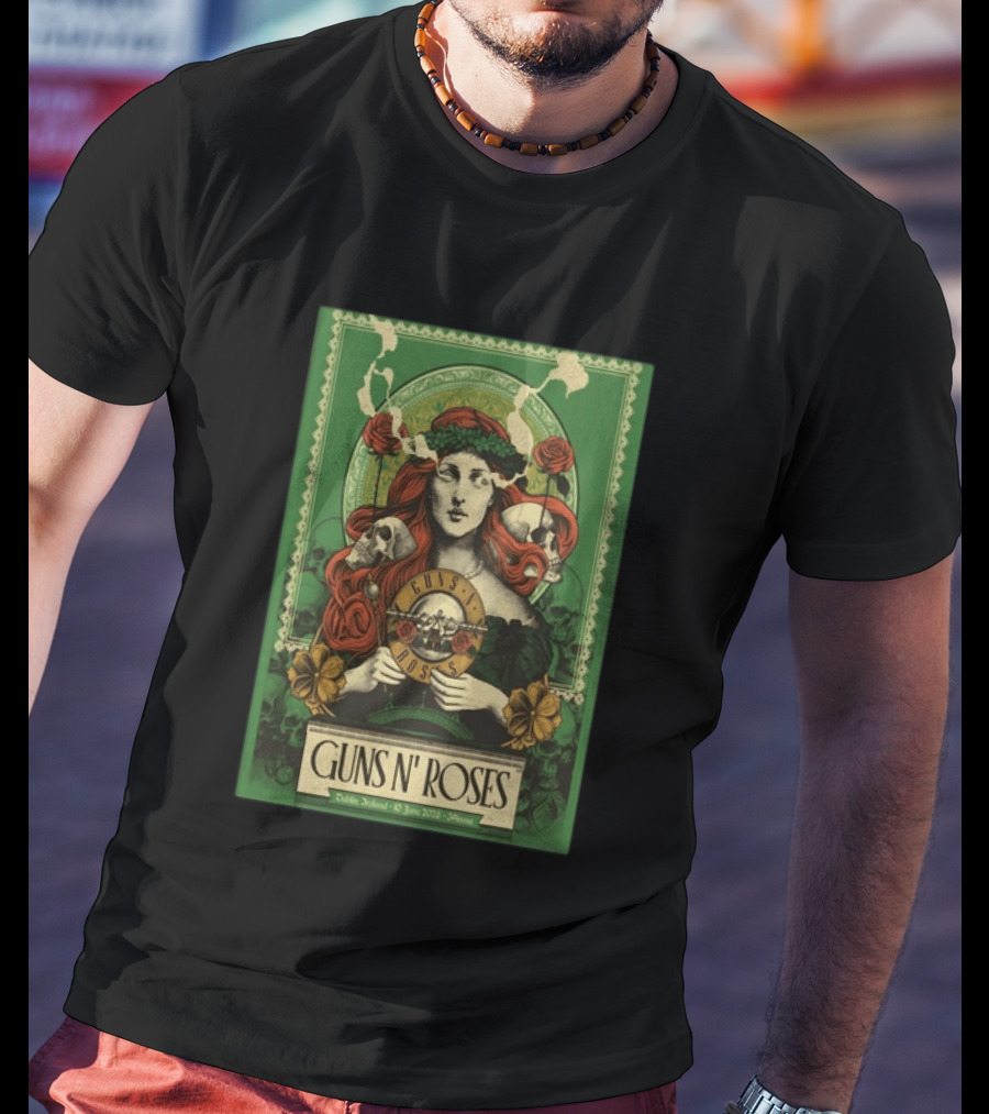 Guns N' Roses Dublin Ireland June 10 2026 Athena T-Shirt