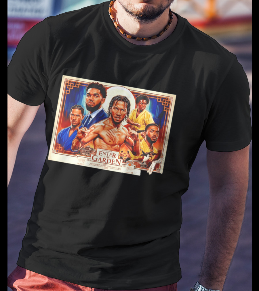 Jalen Brunson Enter The Garden New York Knicks Basketball Enter The Dragon T-Shirt