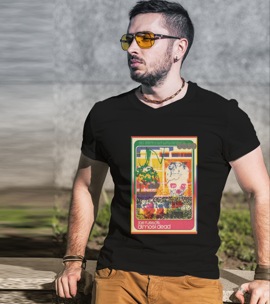 Joe Russo's Almost Dead 2026 Birmingham AL North Charleston SC Manteo NC Beech Mountain Tour T-Shirt
