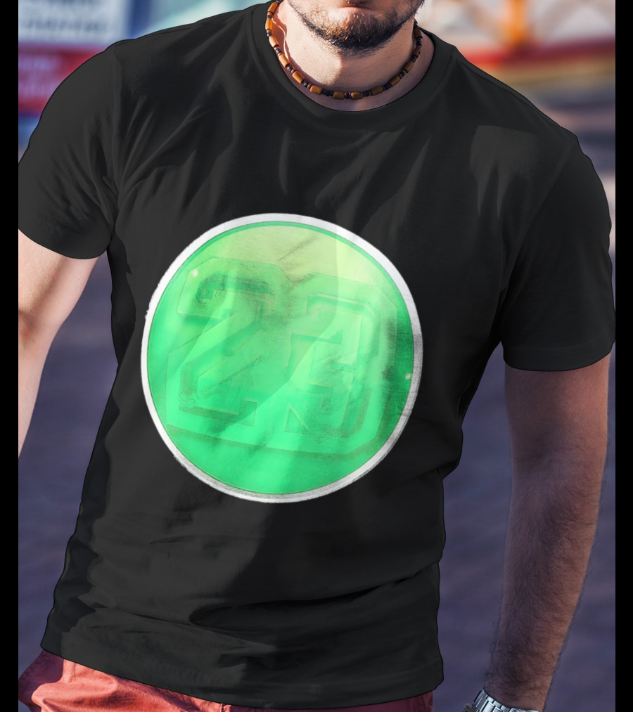 Michael Jordan 23 Green Basketball T-Shirt