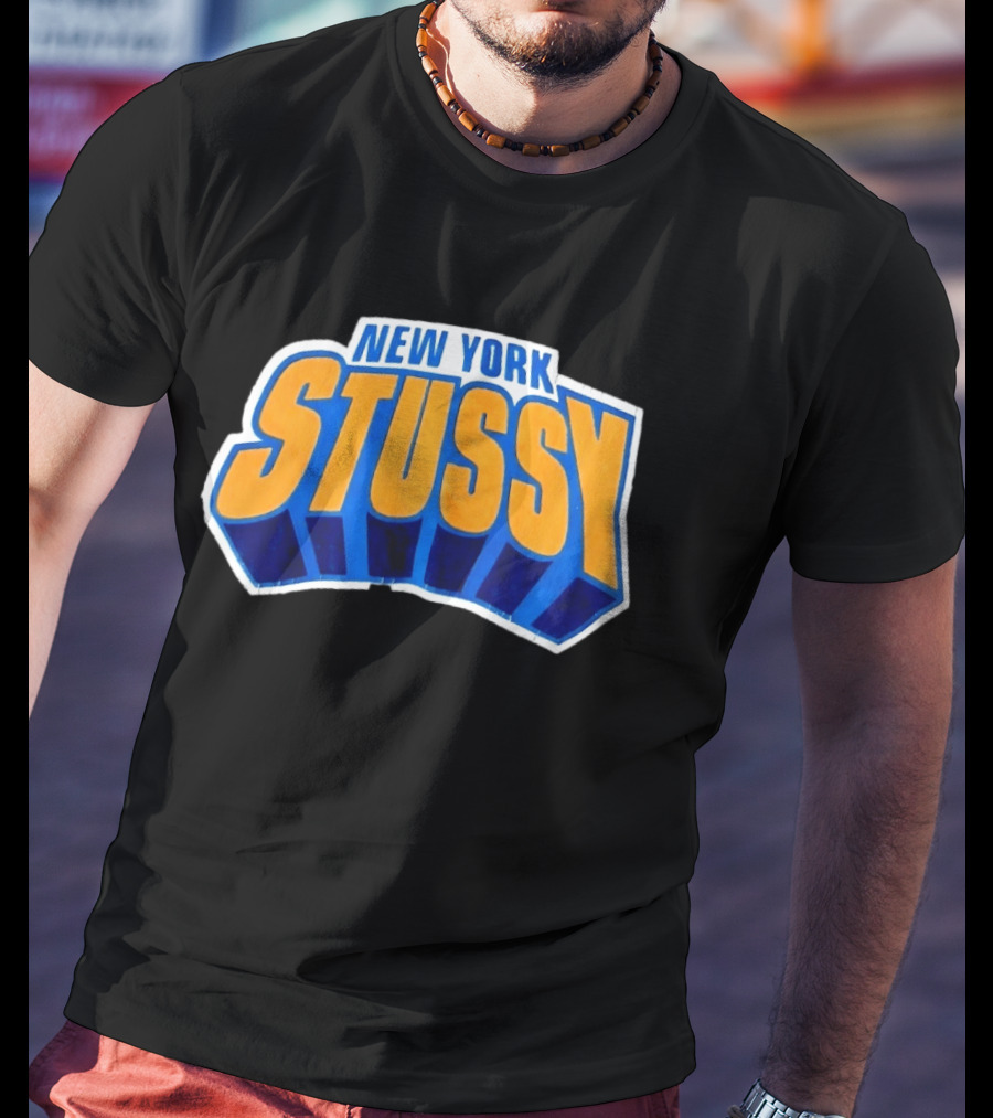 New York Stussy Knicks Collaboration T-Shirt