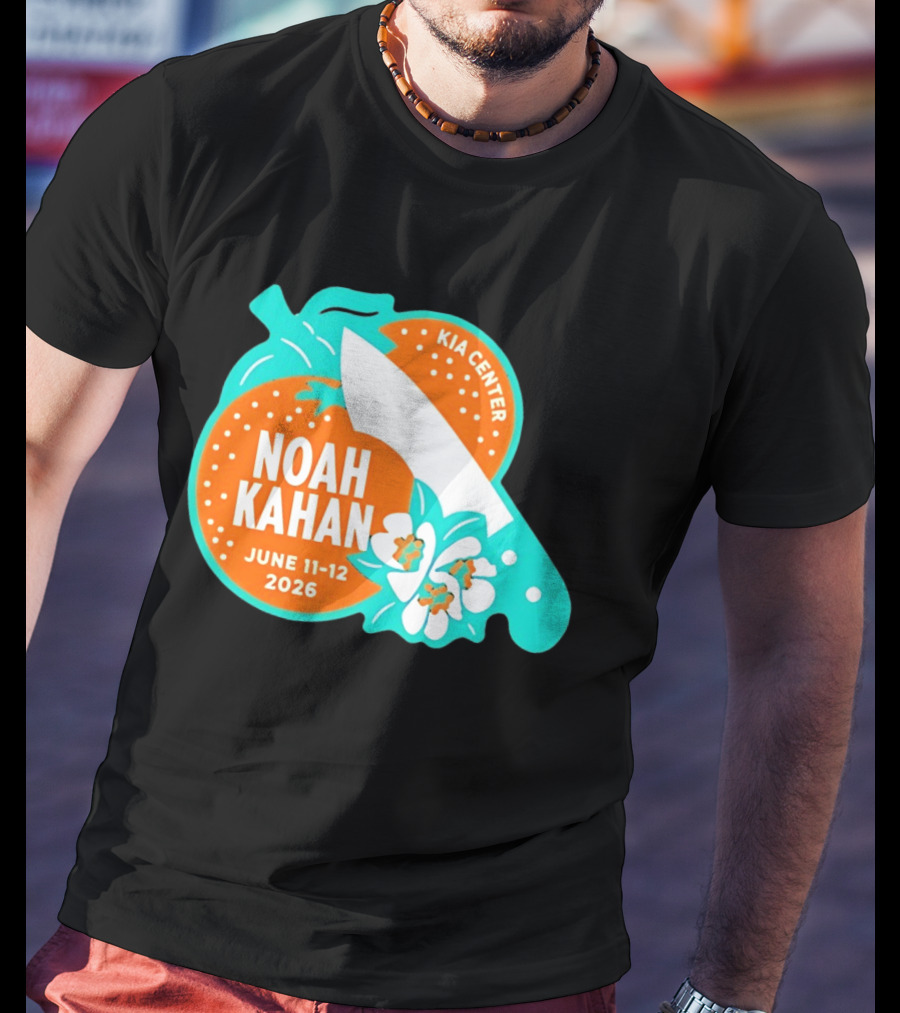 Noah Kahan June 11 12 2026 Kia Center Event Orlando FL T-Shirt