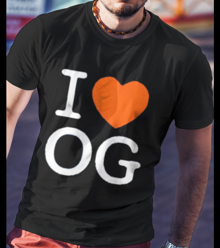 I Love OG Anunoby Orange Heart Knicks T-Shirt