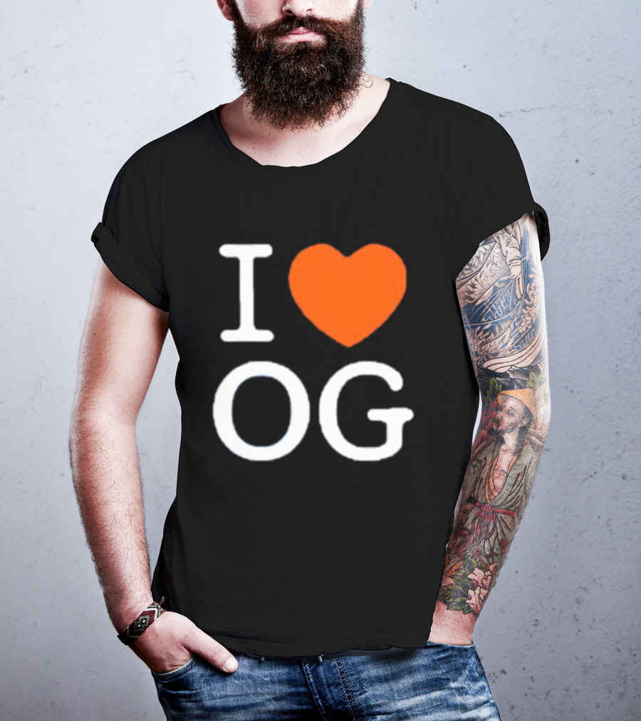 I Love OG Anunoby Orange Heart Knicks T-Shirt