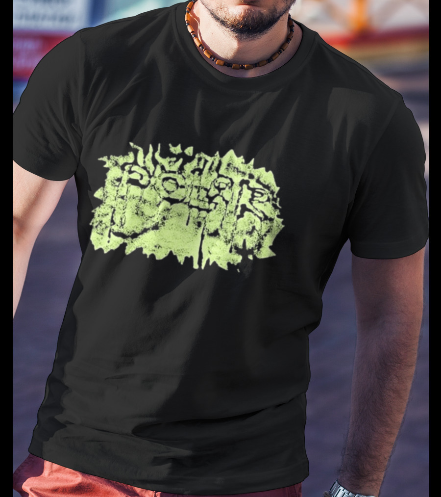 Polar Skate Co Wrinkle Lime Green Distressed T-Shirt