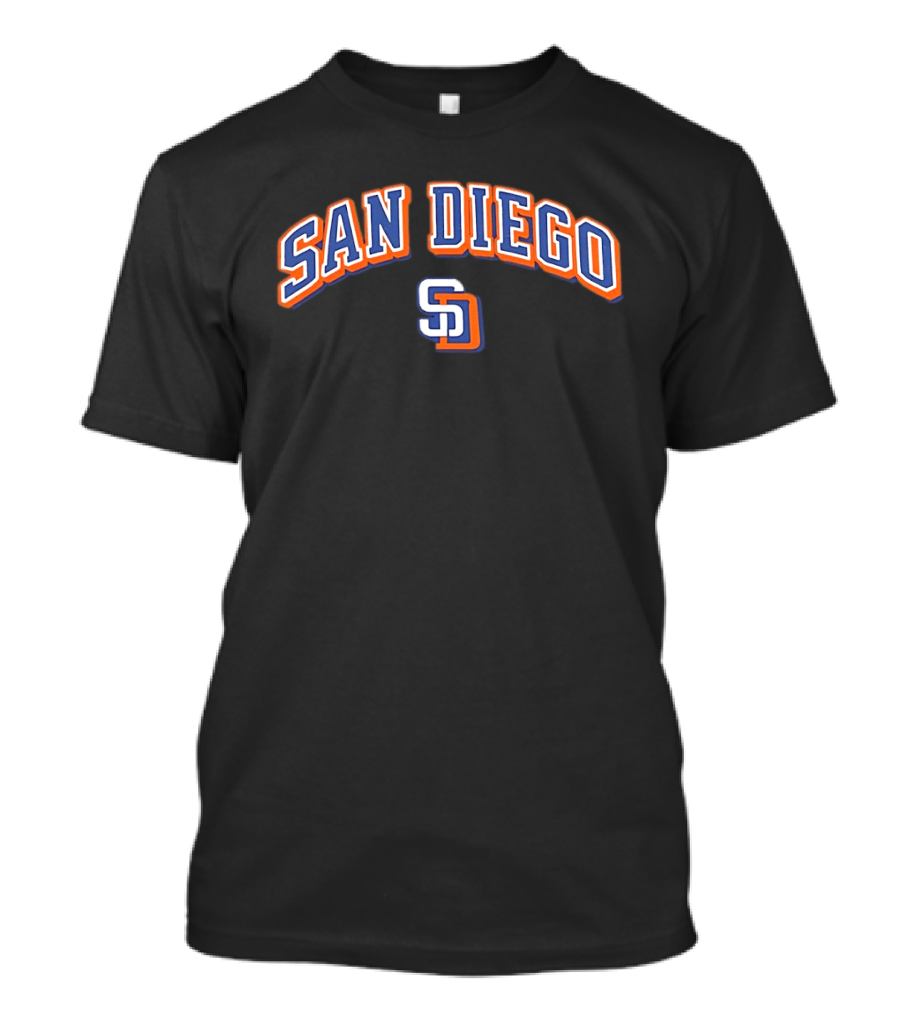 San Diego Padres SD Blue Orange MLB Team T-Shirt