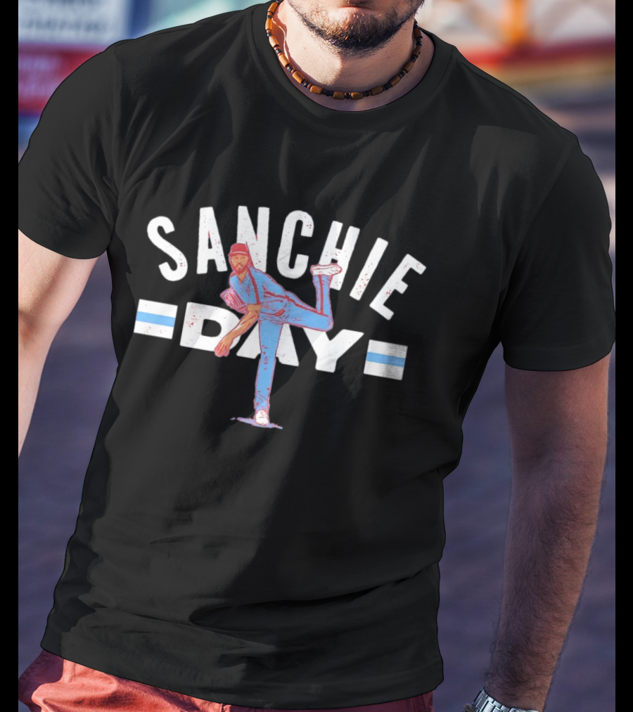 Sanchie Day Chicago Cubs Sanchez Pitcher Baseball T-Shirt