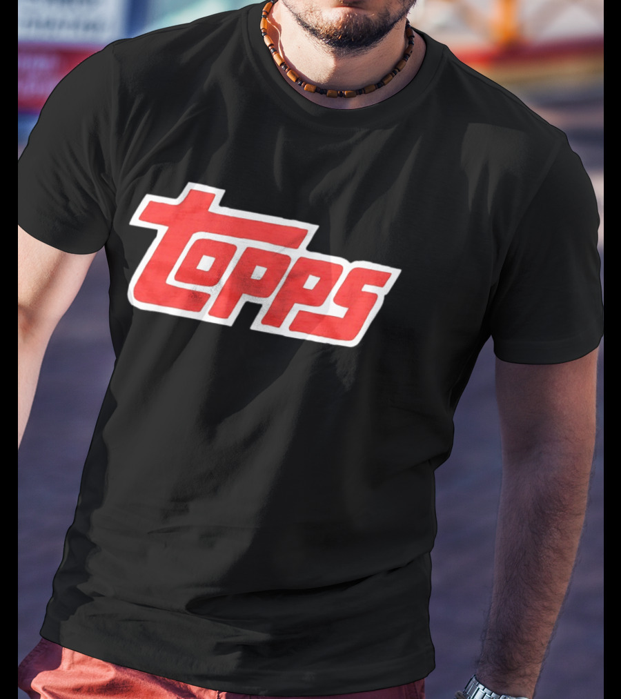Topps Baseball Card Company Retro Red T-Shirt