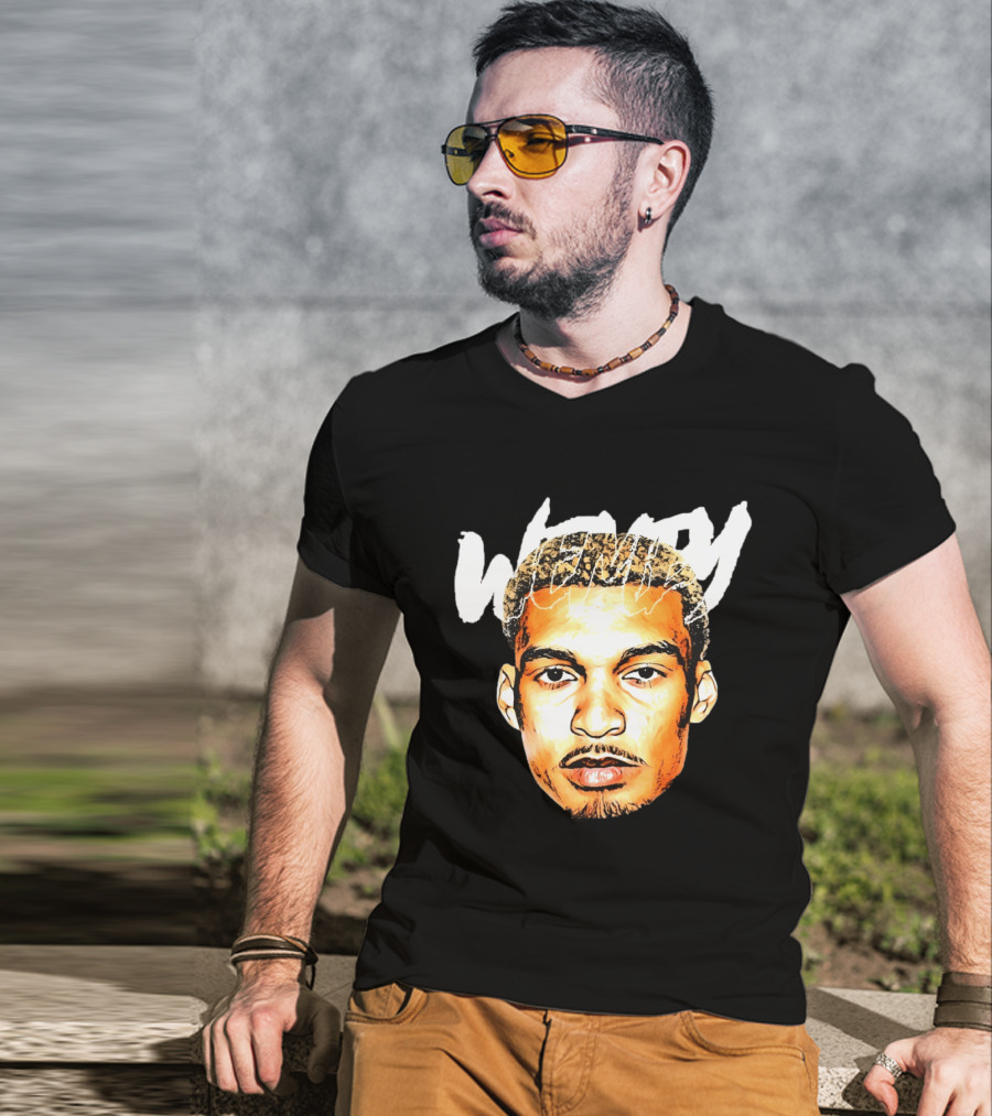 Victor Wenby Bold Basketball Star Big Head T-Shirt