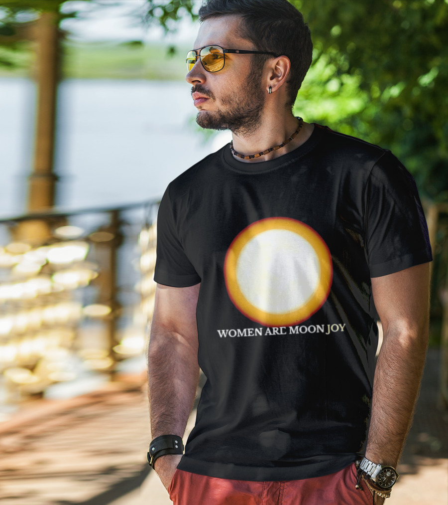 Women Are Moon Joy Full Moon Glow T-Shirt