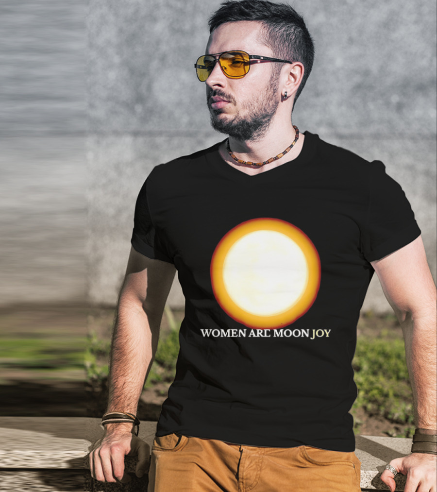 Women Are Moon Joy Full Moon Glow T-Shirt
