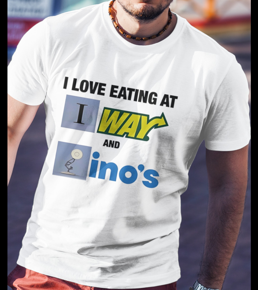 I Love Eating At IWAY And Ino's Lamp T-Shirt