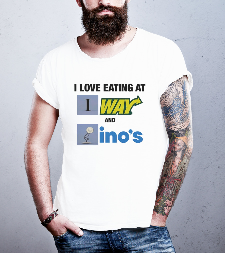 I Love Eating At IWAY And Ino's Lamp T-Shirt