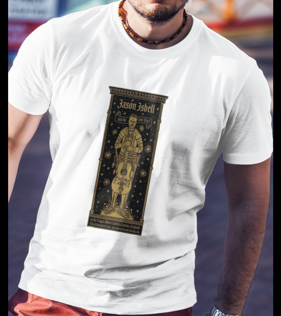 Jason Isbell And The 400 Unit Royal Albert Hall London 11th June 2026 Stars And Guitar T-Shirt