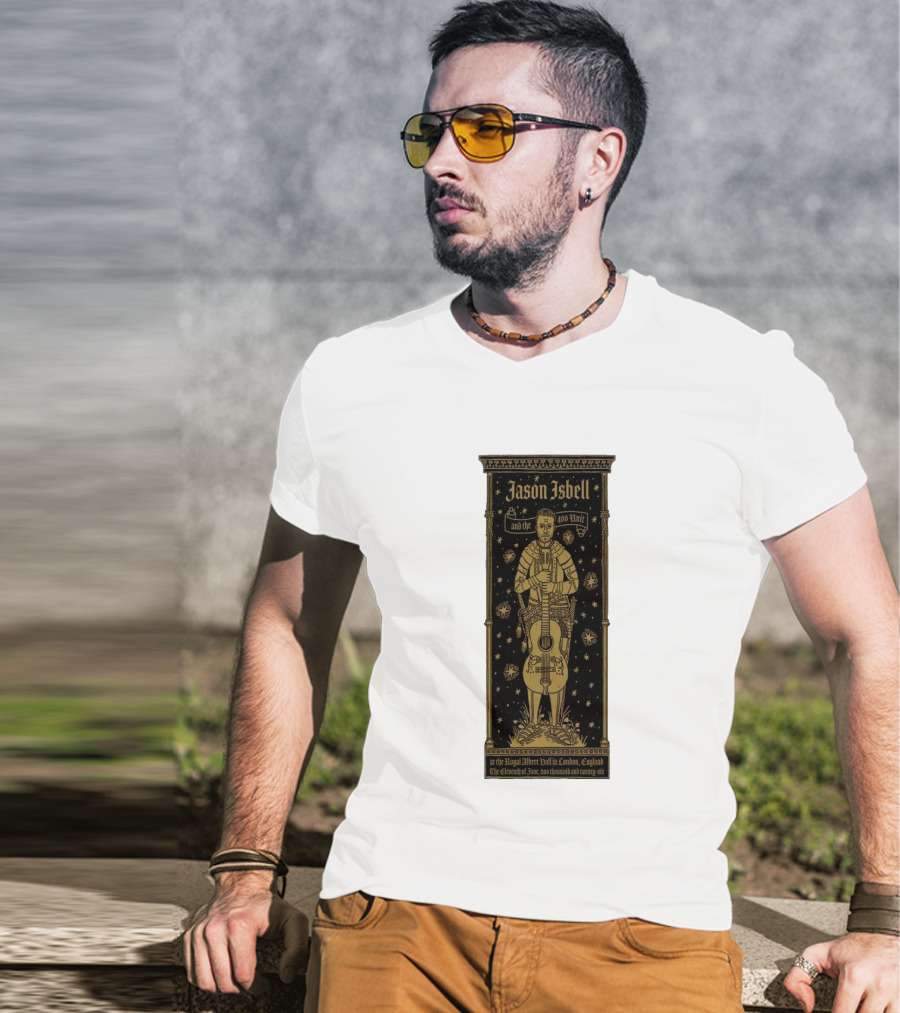 Jason Isbell And The 400 Unit Royal Albert Hall London 11th June 2026 Stars And Guitar T-Shirt