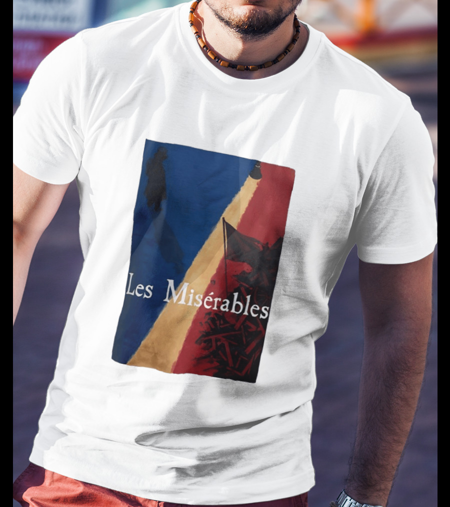 Les Misérables Barricade Tricolor Shadow And Flag Scenery T-Shirt
