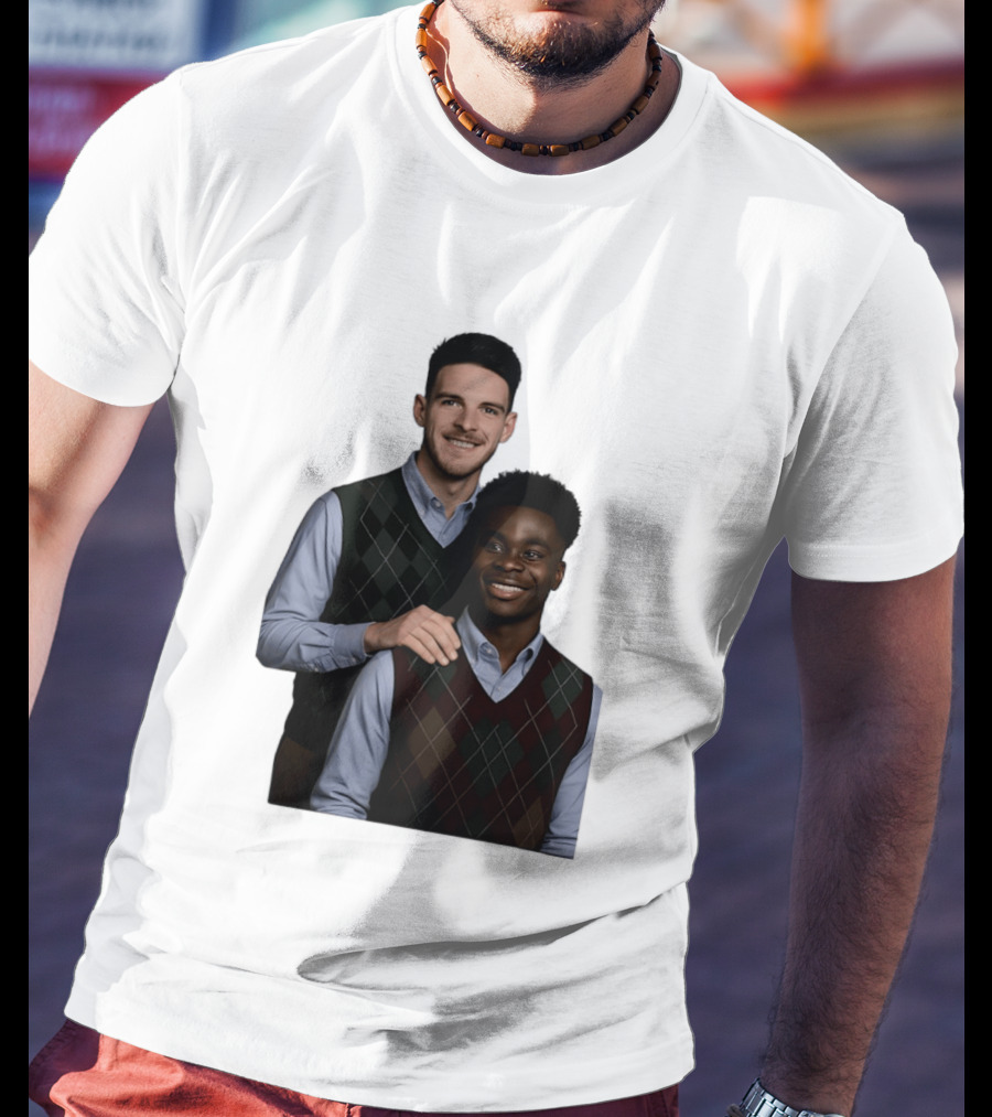Saka Declan Rice Step Brother Arsenal FC Football Duo T-Shirt