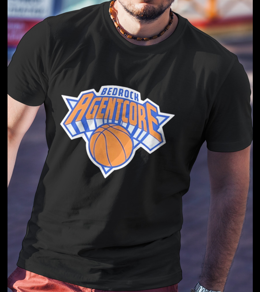 Bedrock Agentcore Basketball Style New York Knicks T-Shirt