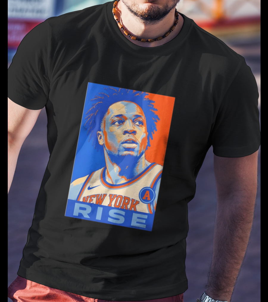 New York Knicks Rise OG Anunoby 2026 NBA Hope T-Shirt