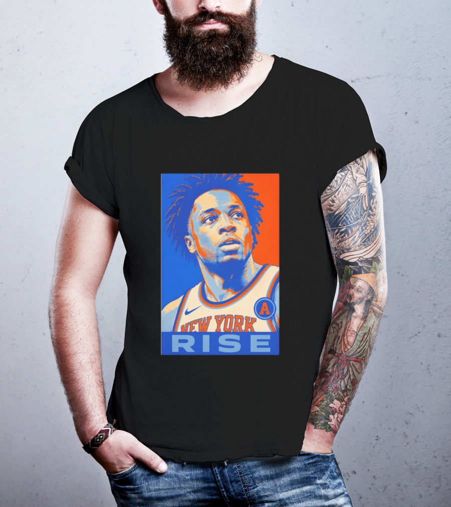 New York Knicks Rise OG Anunoby 2026 NBA Hope T-Shirt