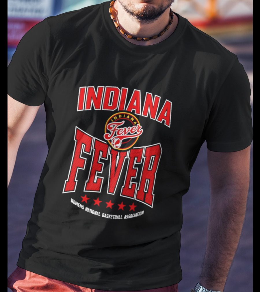 Indiana Fever WNBA Women's National Basketball Association 2026 Starter Center Squeeze T-Shirt