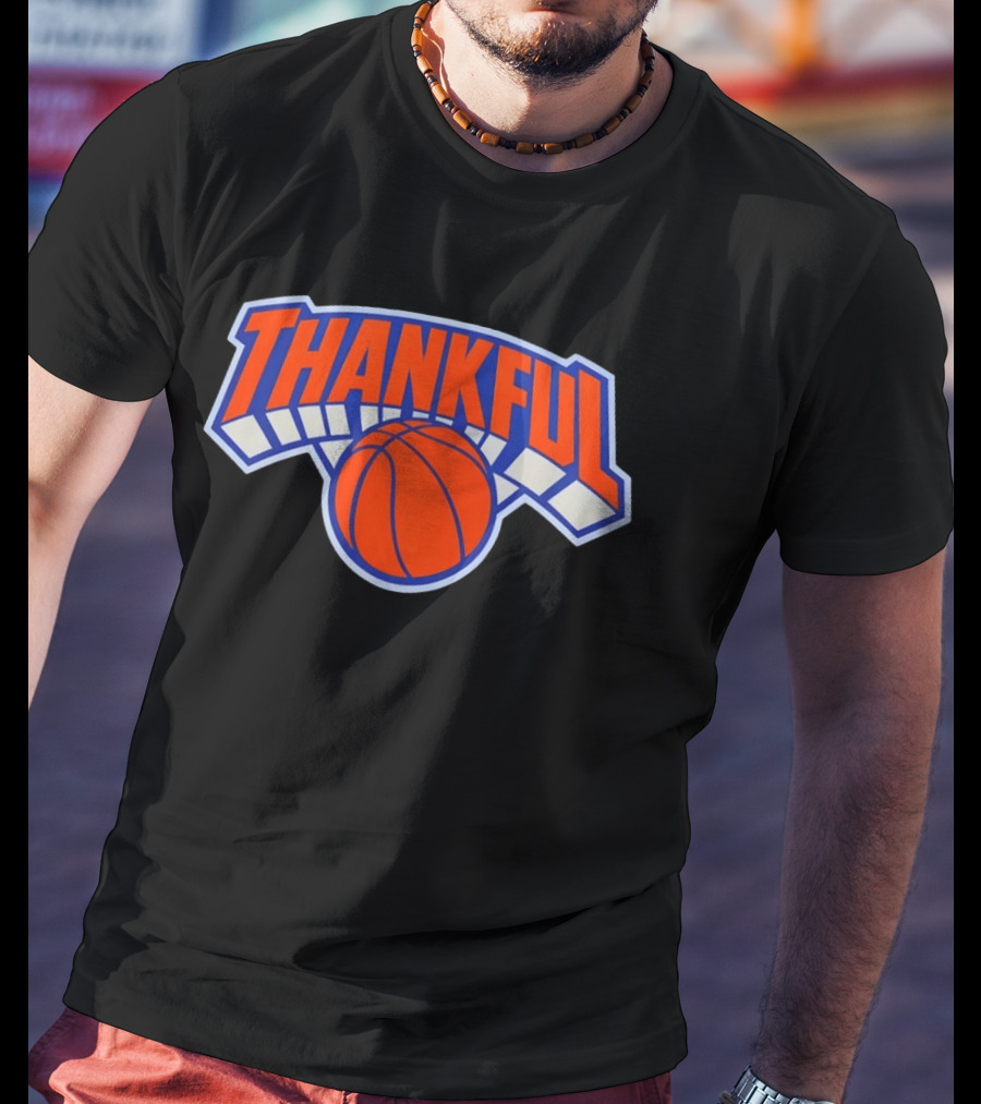 New York Knicks Thankful Basketball 2026 T-Shirt