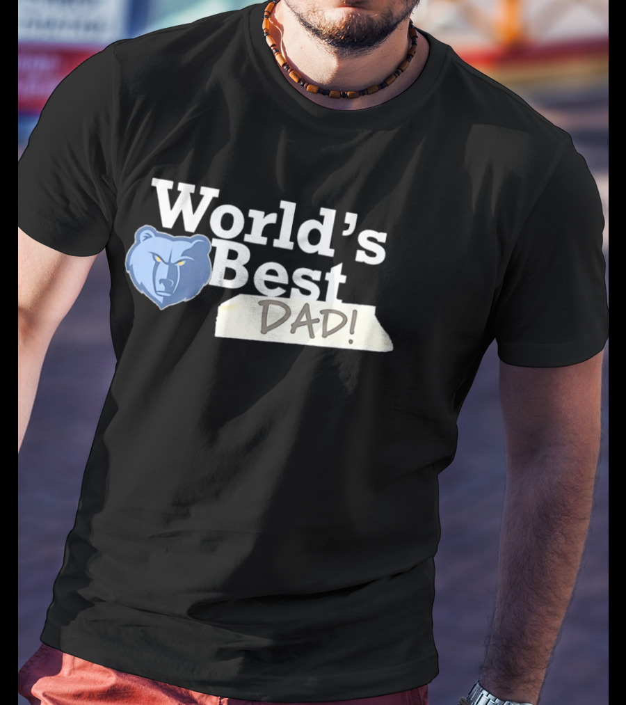 Memphis Grizzlies World's Best Dad 2026 Fathers Day T-Shirt