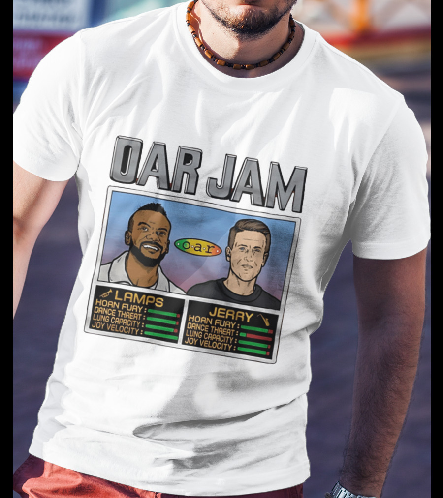 OAR Jam Lamps Jerry Horn Fury Dance Threat Lung Capacity Joy Velocity T-Shirt