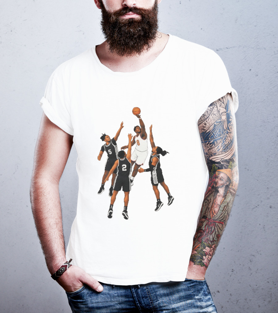 OG Anunoby Knicks Basketball Cartoon NBA 2026 T-Shirt