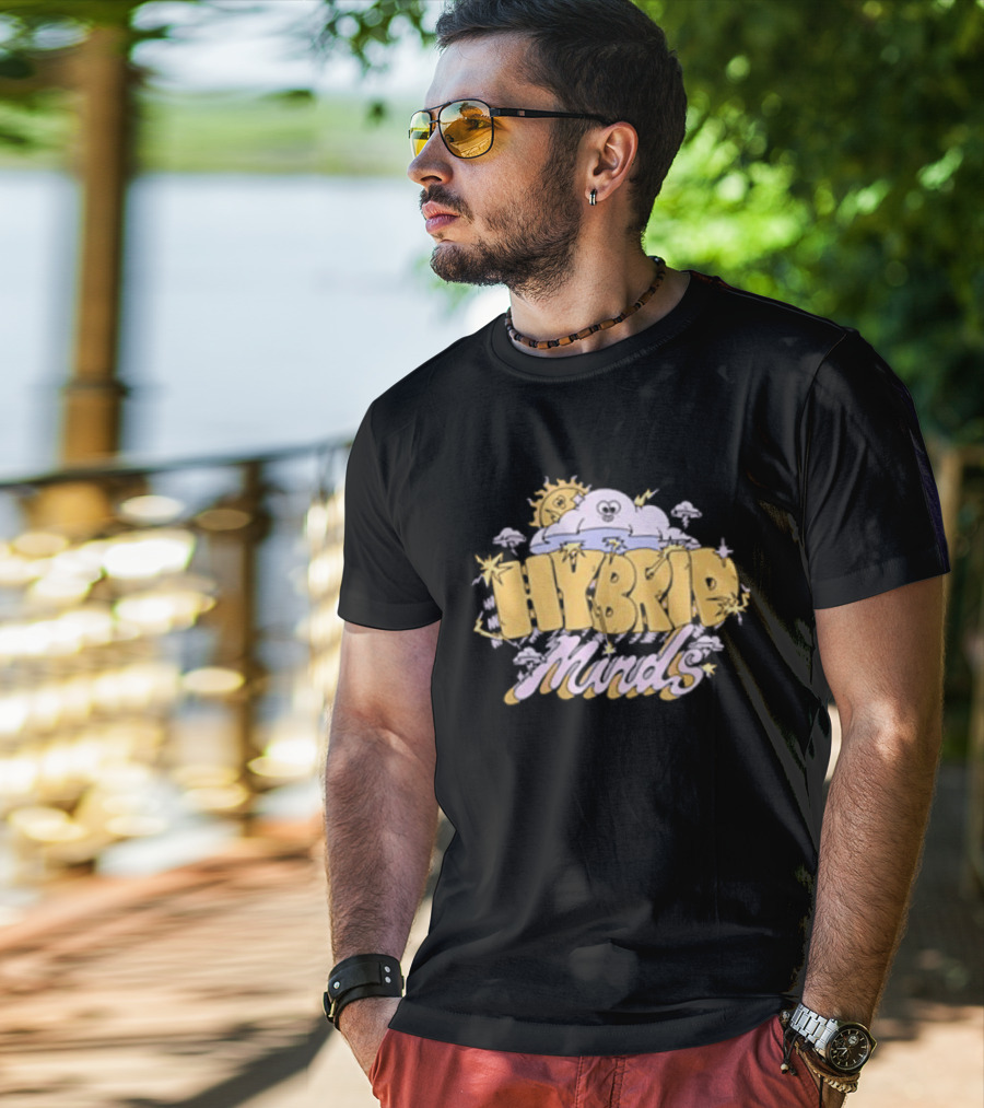 Hybrid Minds Elemental Clouds Fantasy T-Shirt