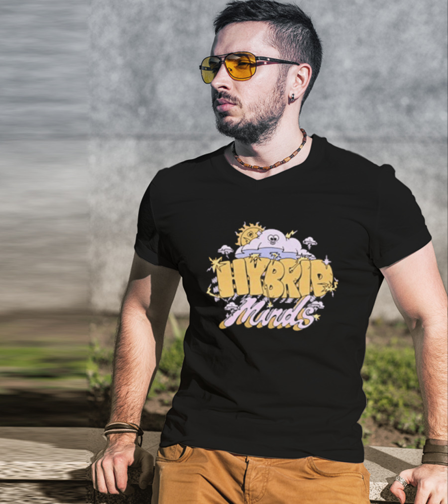 Hybrid Minds Elemental Clouds Fantasy T-Shirt