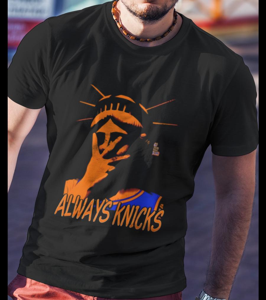 Always Knicks Statue Of Liberty Jalen Brunson New York Knicks NBA 2026 T-Shirt