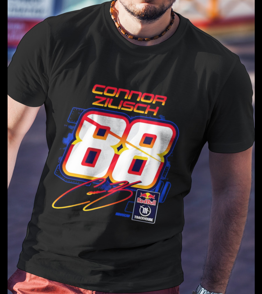 Connor Zilisch 88 Red Bull Trackhouse Racing T-Shirt