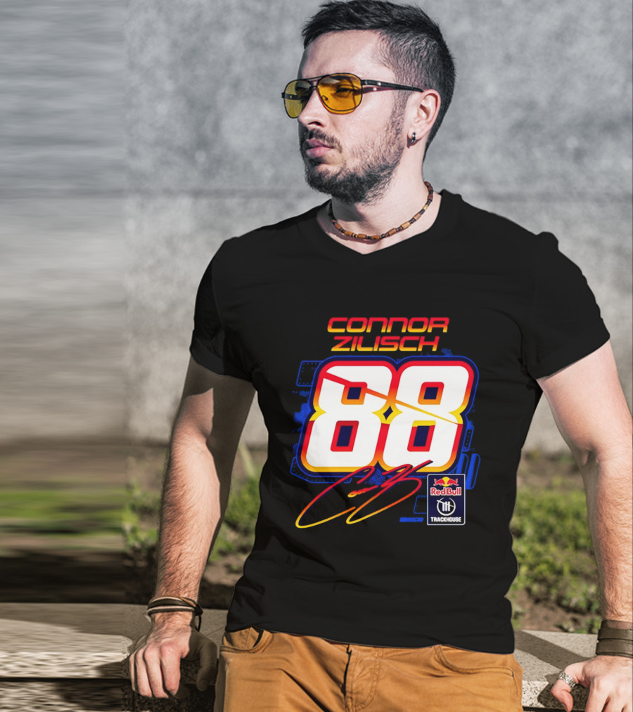 Connor Zilisch 88 Red Bull Trackhouse Racing T-Shirt