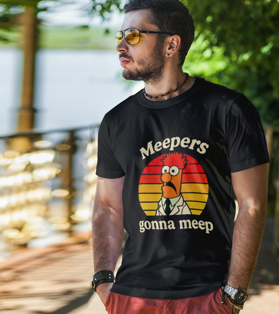 Meepers Gonna Meep Retro Vintage Style With Cartoon T-Shirt