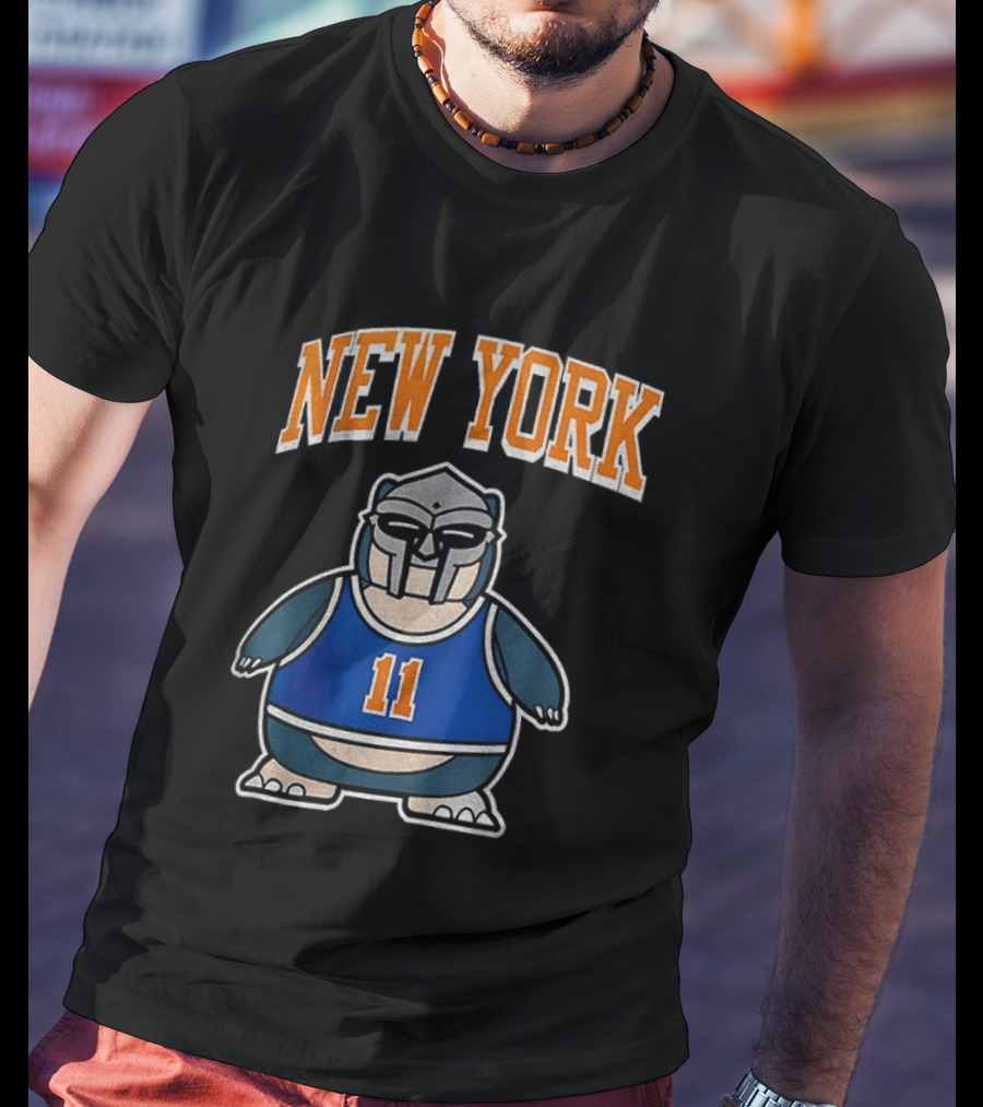 New York Knicks MF Doom Jalen Brunson #11 NBA Basketball 2026 T-Shirt