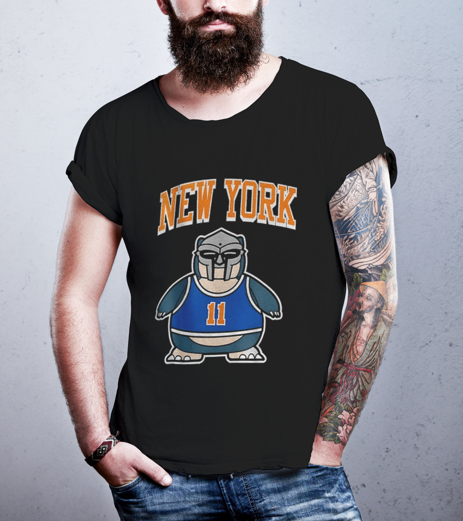 New York Knicks MF Doom Jalen Brunson #11 NBA Basketball 2026 T-Shirt