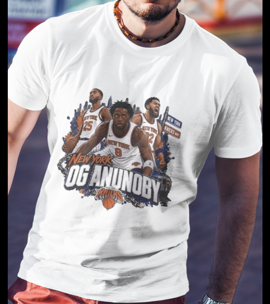New York Knicks OG Anunoby Game Day Sports 2026 T-Shirt