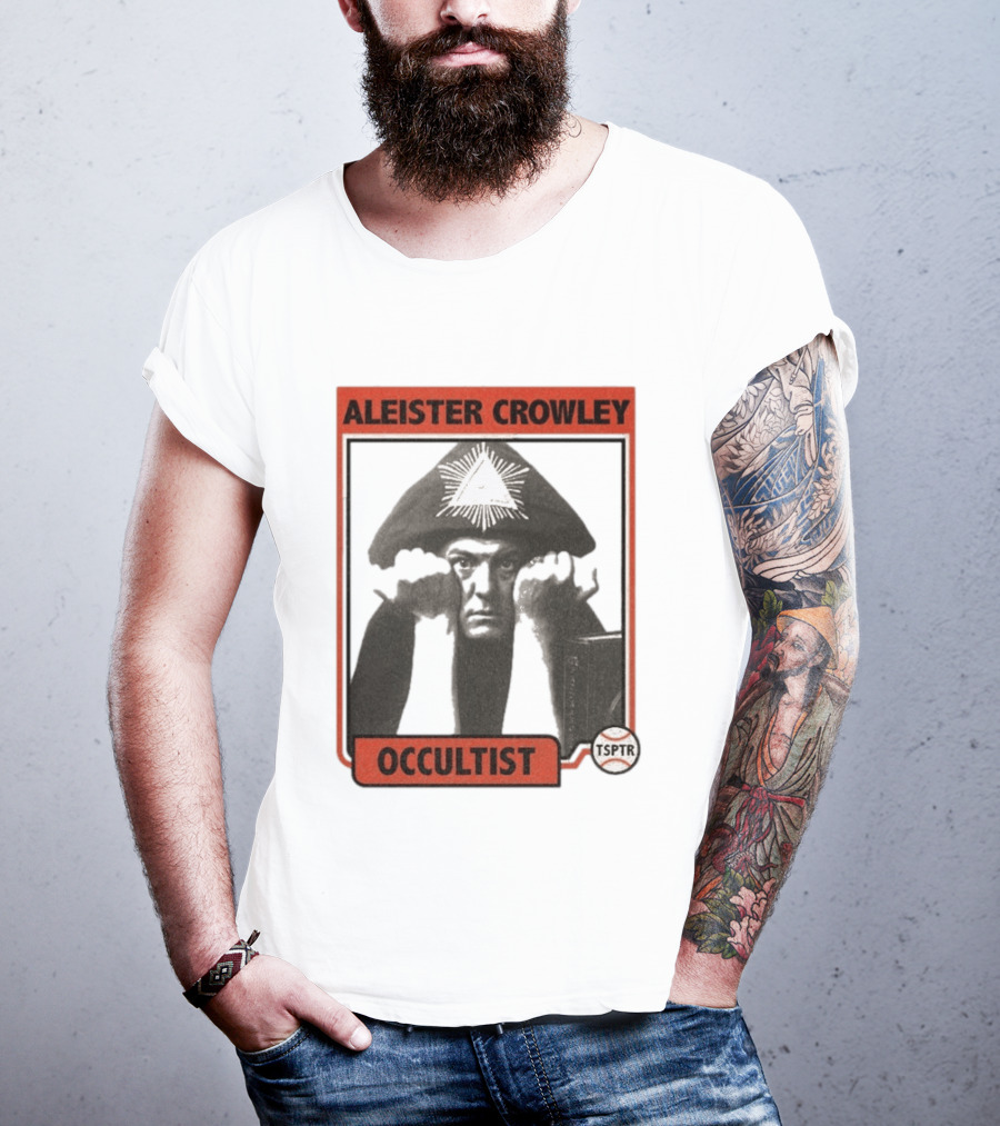 Aleister Crowley Occultist TSPTR Baseball Raglan T-Shirt