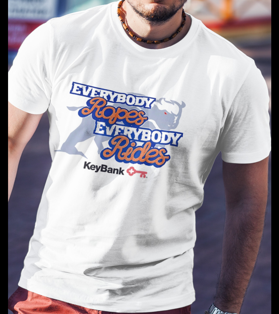Buffalo Sabres Everybody Ropes Everybody Rides KeyBank 2026 T-Shirt