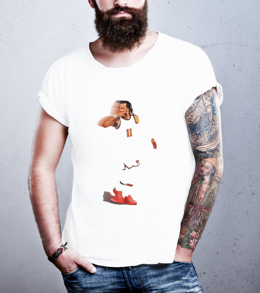 Jalen Brunson New York Knicks NBA Player Unique Distorted T-Shirt