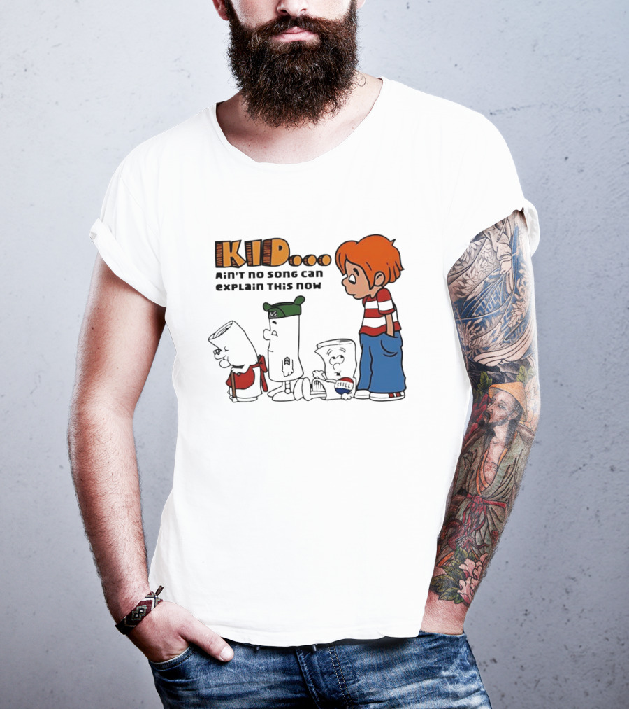 Kid Ain't No Song Can Explain This Now Retro Cartoon T-Shirt