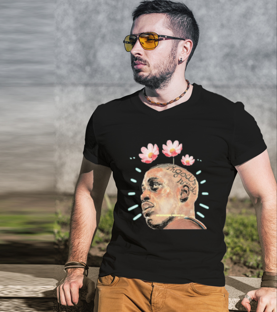 In God's Hands Always Believe In Yourself Crown Act Flower Artistry T-Shirt