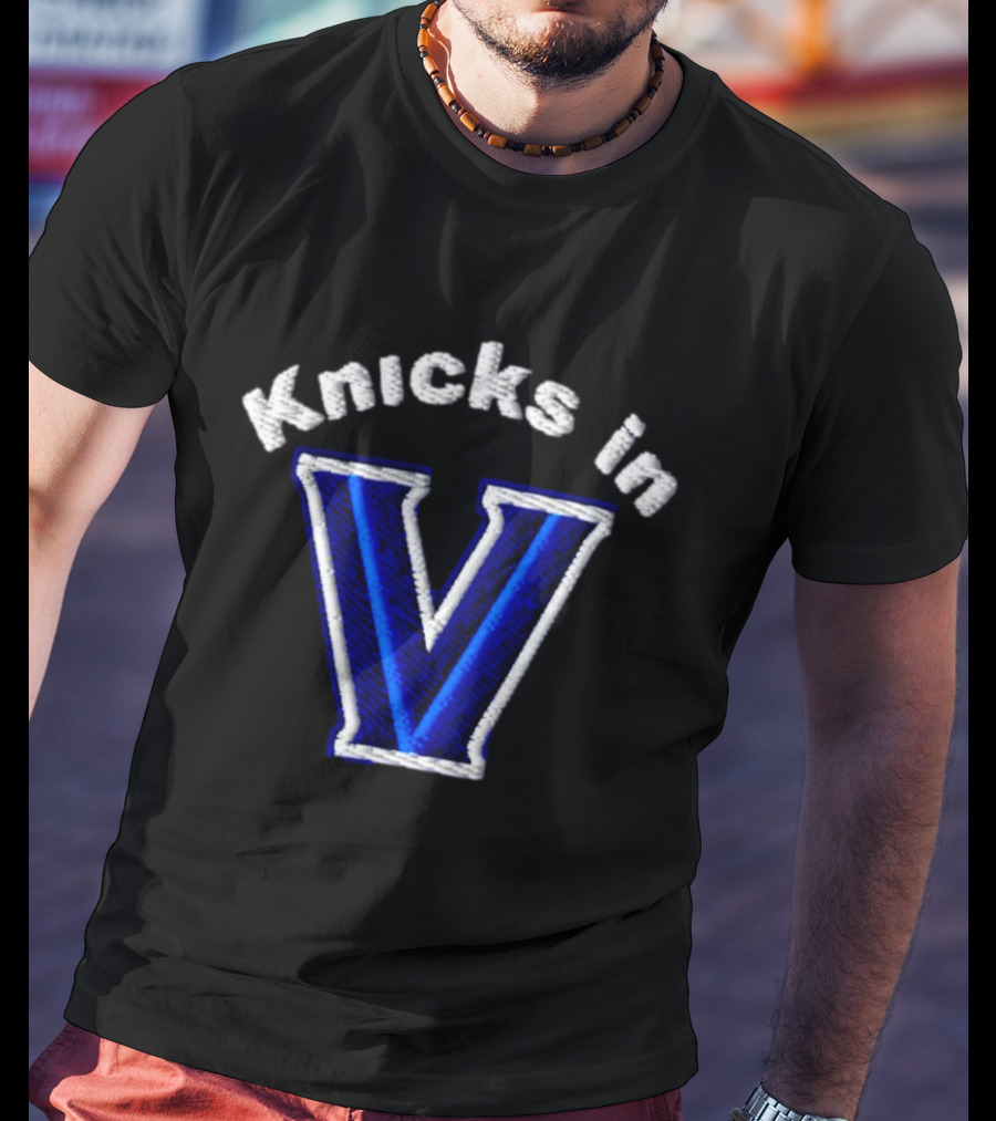Knicks In V Basketball New York Villanova Wildcats T-Shirt