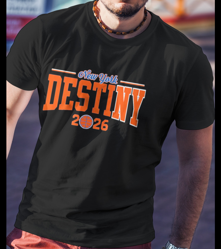 New York Destiny 2026 Basketball Orange T-Shirt